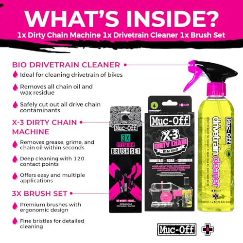 Image of Muc-Off X-3 Dirty Chain Machine - Bicycle Chain Cleaning Device for A Deep and Effective Clean - Includes