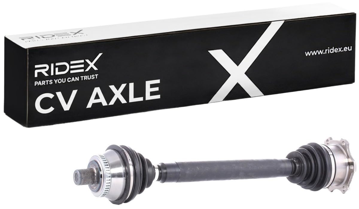 RIDEX 13D0027 Árbol de transmisión Delantero Derecha con tornillo Compatible con AUDI A4 B7 Avant 8ED