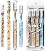SMYL Toothbrush, Soft Toothbrushes for Adults with Nylon Bristles, Oral Care and Plaque Removal, ...
