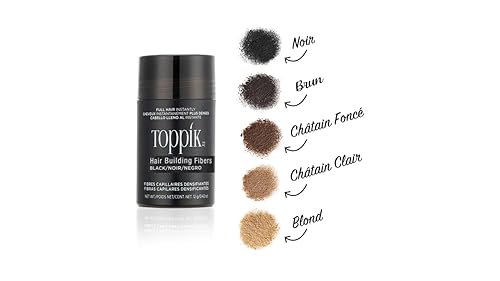 Miniatura 113 de Toppik Hair Building Fibers, Fill In Fine or Thinning Hair Instantly Thicker, Fuller Looking Hair 9 Shades,4 size options