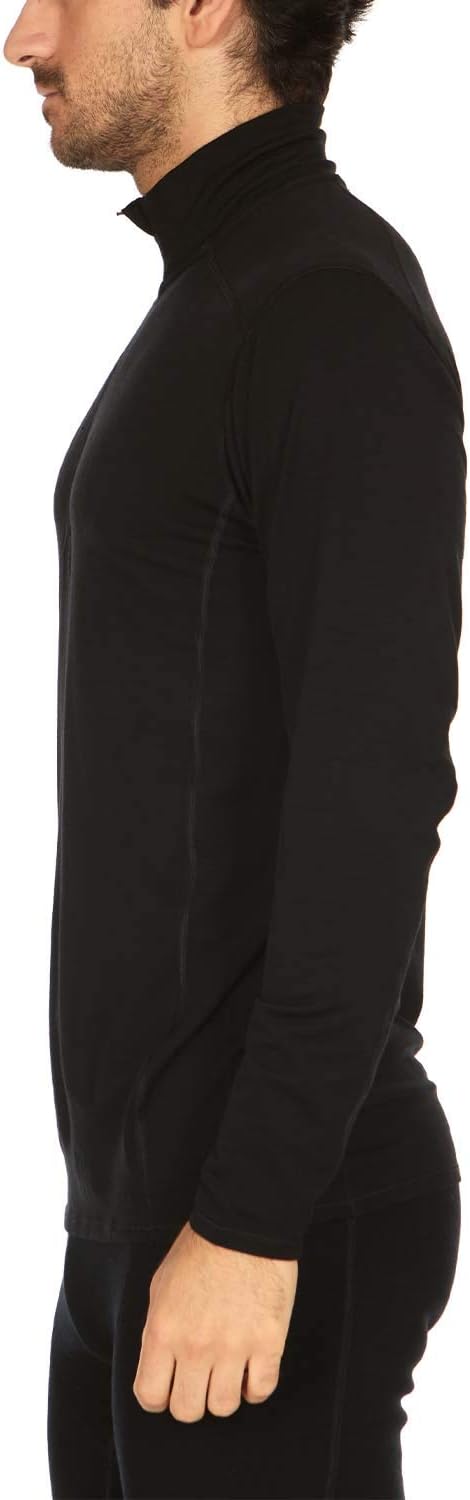 Minus33 Merino Wool Woolverino Micro 1/4 Zip Men's Mock Neck - 84% Merino Wool, 12% Nylon, 4% Spandex