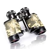 FREE SOLDIER Bird Watching Binoculars for Adults - BAK4 Prism HD Classic Crocodile Pattern 8x30 Binoculars for Hunting Sports Wildlife Observation Travel Concerts, CAMO