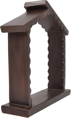 Miniatura 2 de Comfy Hour Figura de pesebre de 9 pulgadas con estrella en el techo, decoración de pesebre de Navidad, figuras religiosas de Navidad, juego