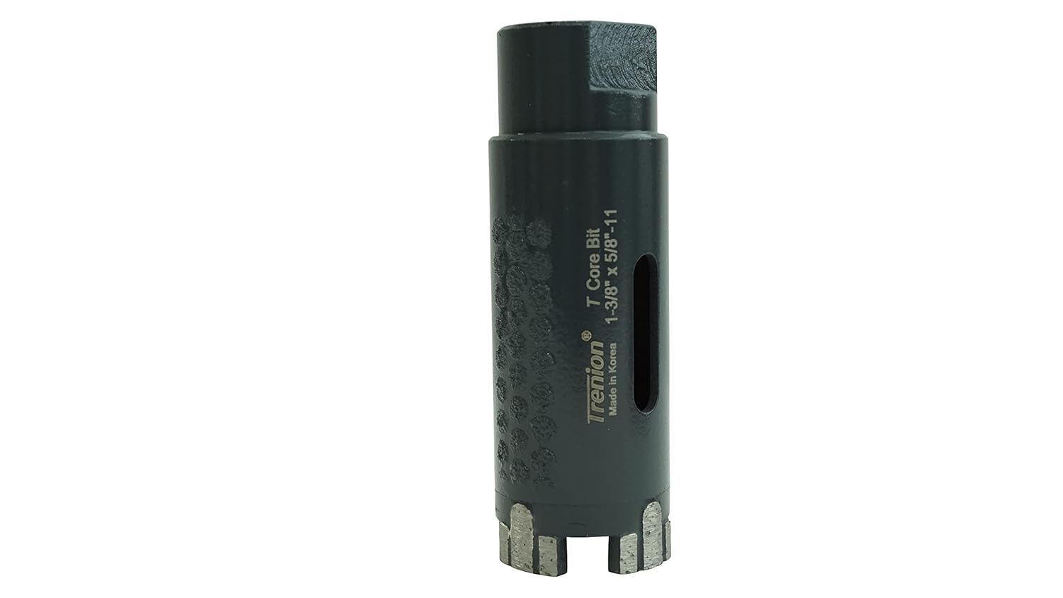Trenion, T Core Drill Bits 1-3/8 Inch Advanced Technology on Diamond T Shape Segments for Hard Stone Concrete Marble Granite Brick for Dry Wet Drill Hole Saws 5/8"-11 Thread