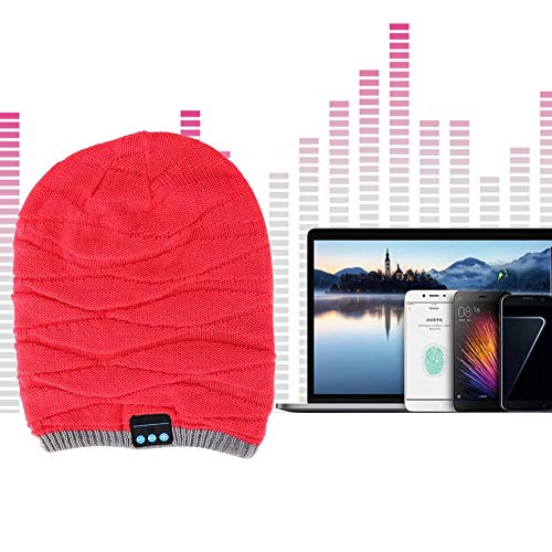 Chapéu Bluetooth sem fio, Fibra acrílica quente, amigável à pele, Bluetooth respirável, chapéu music