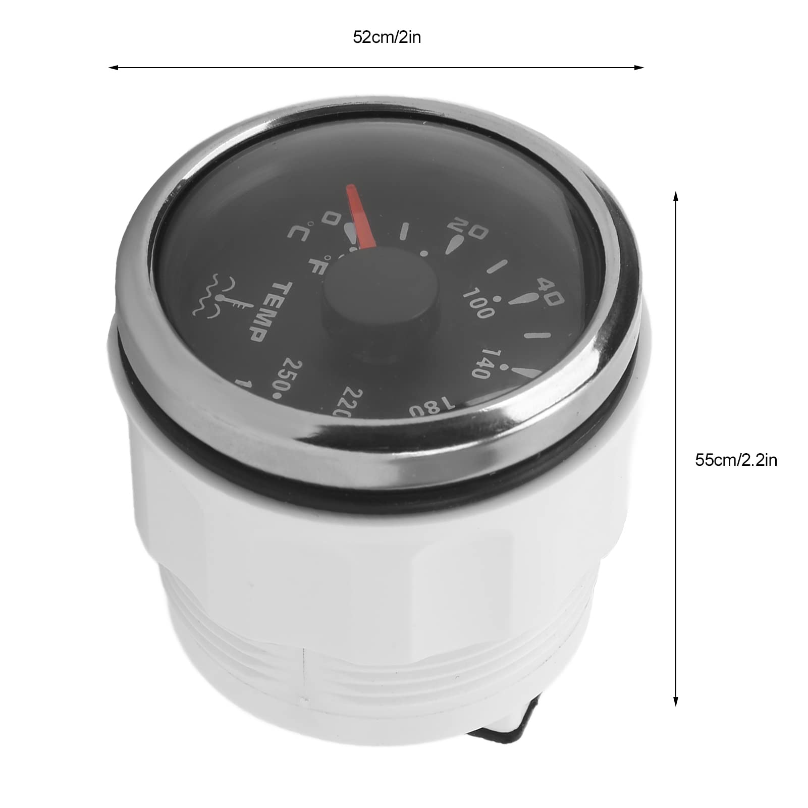 Yosoo 2 Inch 52mm Universele Auto Water Temperatuurmeter met Sensor, Indicator Gauge Racer Truck