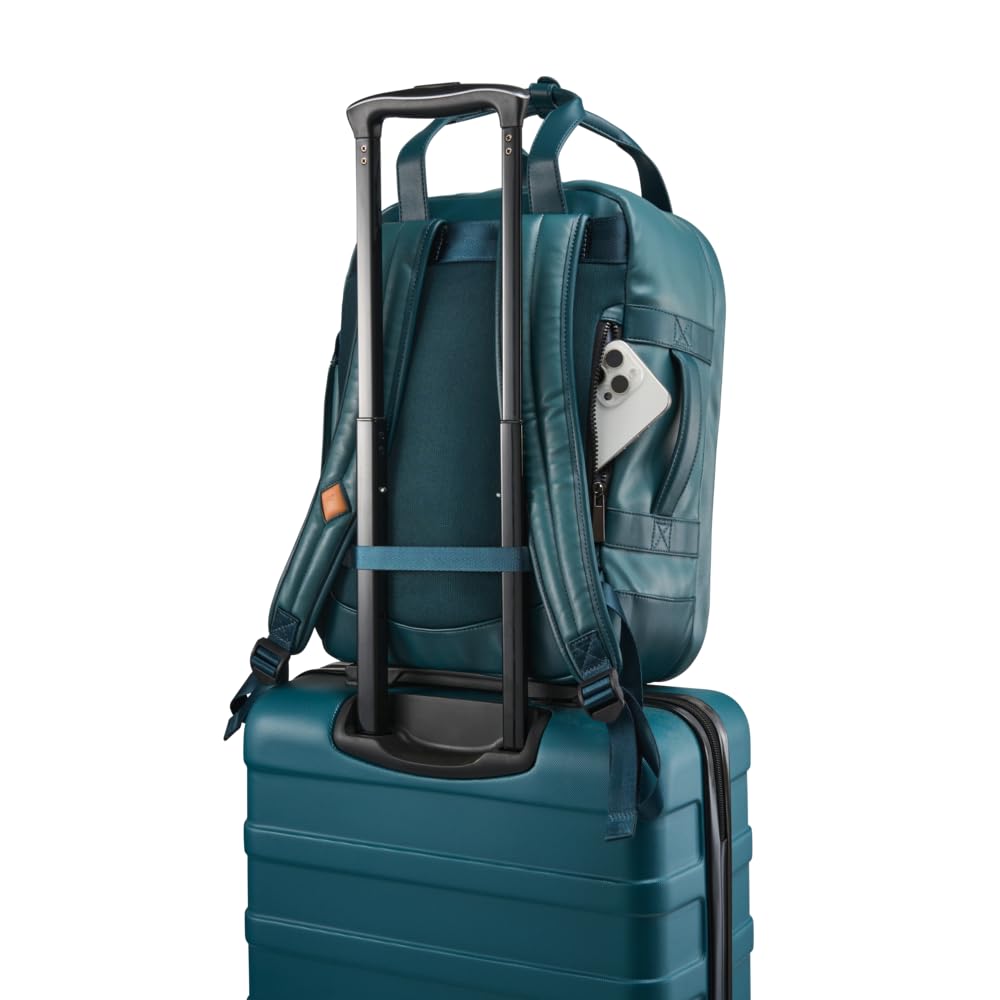 Cabin Max 40x30x15 Handgepäck, Handgepäck, recyceltes Polyester, Poros Teal, blaugrün, S, Kabinentasche unter dem Sitz British Airways 40 x 30 x 15 cm, KLM, SAS, Iberia