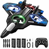 PRIMEX PRO Foam Remote Control Airplanes RC Plane for Kids Adults, RC Airplane Fighter Jet with Light, 360° Flip Fighter Jet Toys, Stunt Roll, Airplane Toy Gifts for Boys Ages 8-16