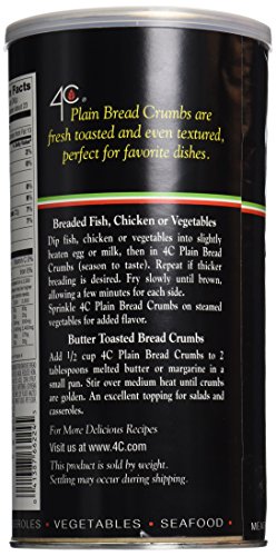 4C Bread Crumbs Plain, 24 Oz #TOP2