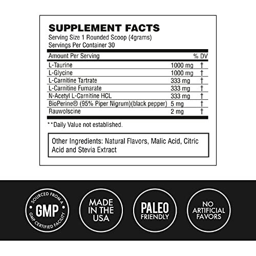 Metcon L Carn - Pre Burn - All Natural Fruit Punch - Non Stimulant Fat Burner - Pre Workout - L Carnitine - Thermogenic #TOP2