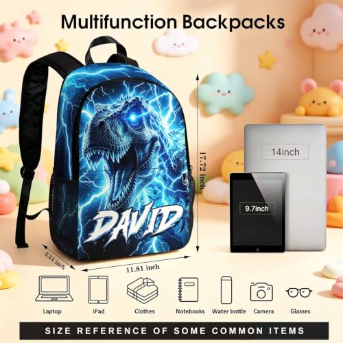 Image of Custom Kid Backpack for Boys Toddler Backpacks Back to School Bookbag Set