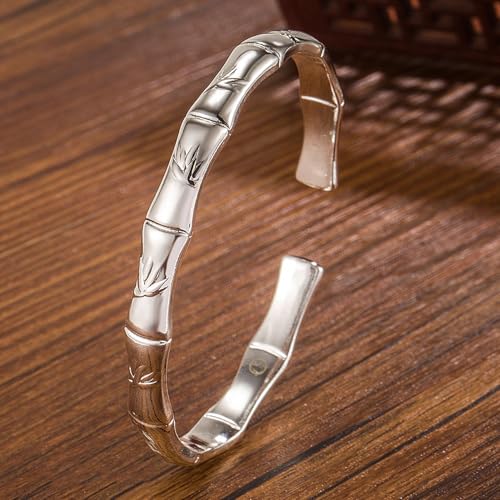 WPPHXY Handmade Bracelet for Women 925 Sterling Silver Bangle Bracelets Adjustable Dainty Silver Bangles by WPPHXY - Used condition - Image 3