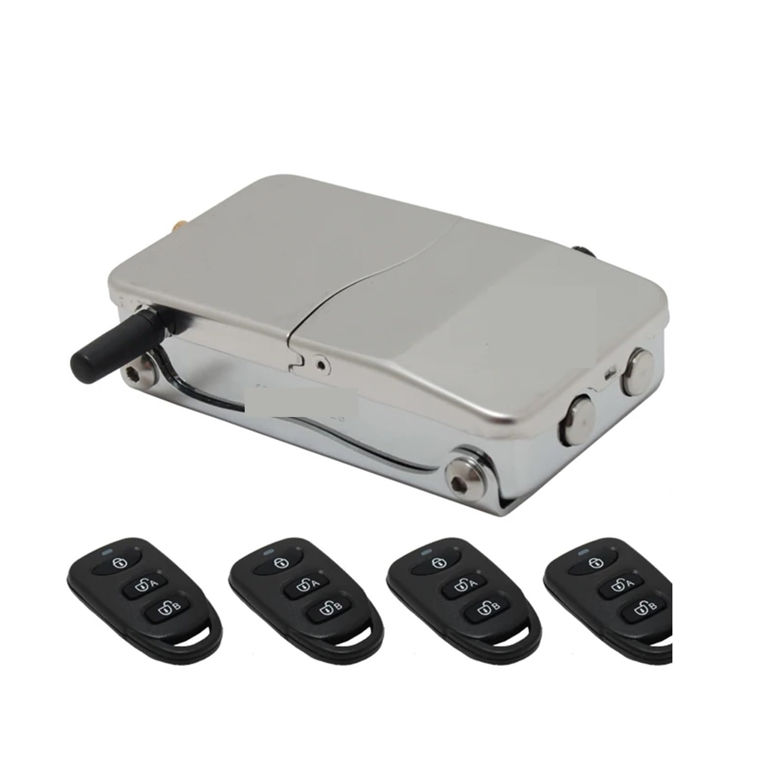 Oshpmbdlyfj One Color Electronic Door Lock With Remote Control Keys Opening Invisible Intelligent Lock Wireless Keyless Door Lock