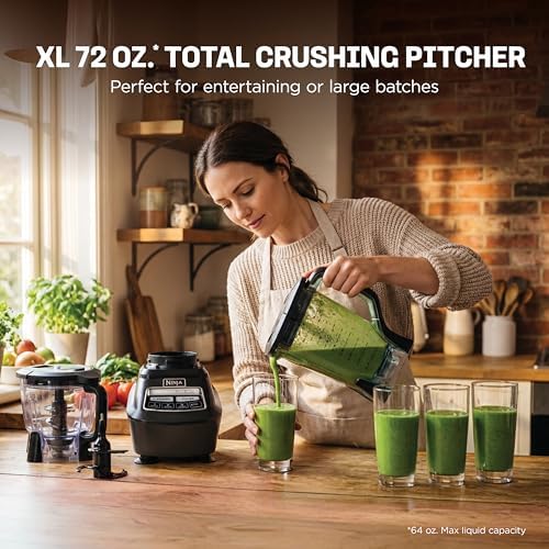 Ninja Mega Kitchen System, 1500W, 72oz Pitcher, 8-Cup, Black, BL770 - 2