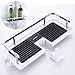 Eribell7 mensola, palo da Bagno Multifunzione Doccia Ascensore Bar Storage Rack Organizer, ripiano portaoggetti da Doccia ABS Regolabile per Bagno lozione, Shampoo, detergente Viso, Rasoio etc
