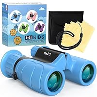 Kizplays® Fernglas für Kinder, 8x21 Ferngläser Klein Fernglas Klein für Erwachsene und Kinder HD Feldstecher Inklusive Vogelbeobachtung Wandern Sightseeing und Sport Geburtstag Spielzeug