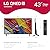 LG 43-Inch Class QNED AI 4K QNED82A Series Smart TV w/AI Sound, HDR10, 4K Super Upscaling, Filmmaker Mode, Wow Orchestra, Alexa Built-in (43QNED82AUA, 2025)