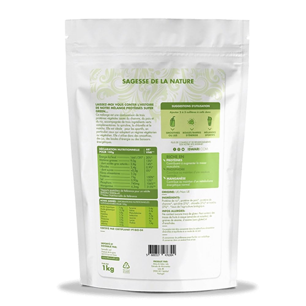 Protéines Super Green 250g