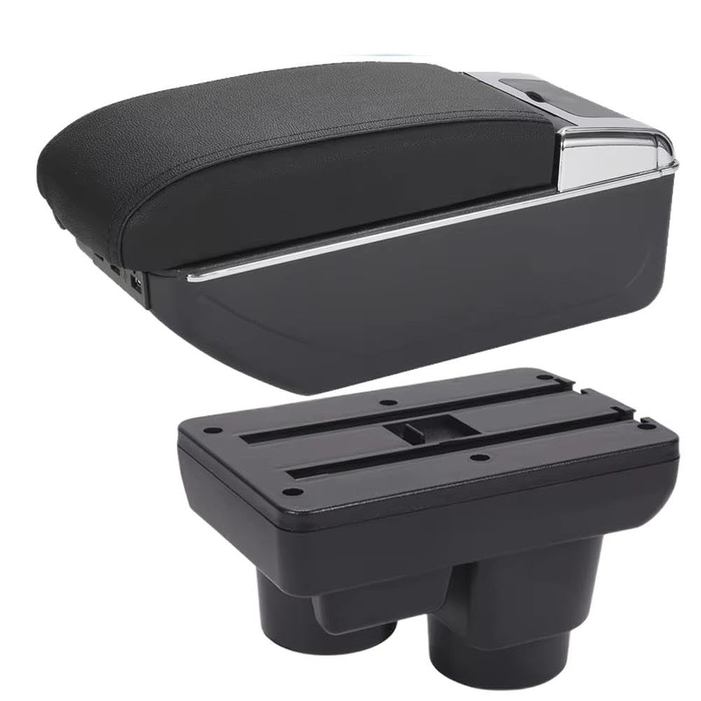 SXQPOCAR For Ford Fiesta 2011 Car Armrest Box Center Console Armrest Storage Box Replacement Parts