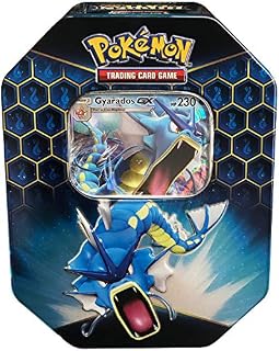 Pokemon SM11.5 Hidden Fates Gx Tin- Gyardos + 1 of 3 Foil Pokémon-GX
