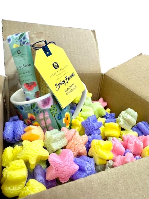 FunPak MiniPack Plant Based Biodegradable Packing Peanuts 0.60 cu ft Bag Compostable (Rainbow Stars)