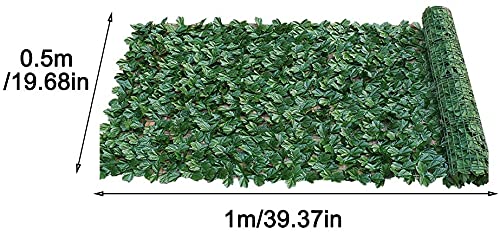 Écran D'intimité En Lierre Artificiel - Rouleau 0.5x3m | Pour Balcon, Jardin Ou Terrasse | PVC Résistant