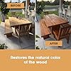 Furniture Clinic Teak Oil | Wood Oil Protects & Cleans Outdoor & Indoor Furniture, Boats, Shower Benches | Restore & Protect Wood, Prevent Drying & Other Damage | Natural Matte Finish | 17oz/500ml #3