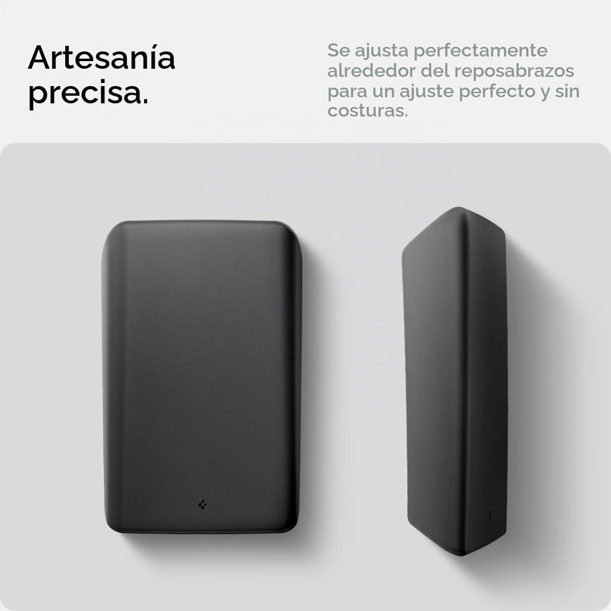 Spigen Tesla Model Y 2026 Juniper y Model 3 Highland 2025 2026 Funda de Cojín para Reposabrazos, Material TPE, Fácil de Instalar, Diseñada para Accesorios Tesla - Negro