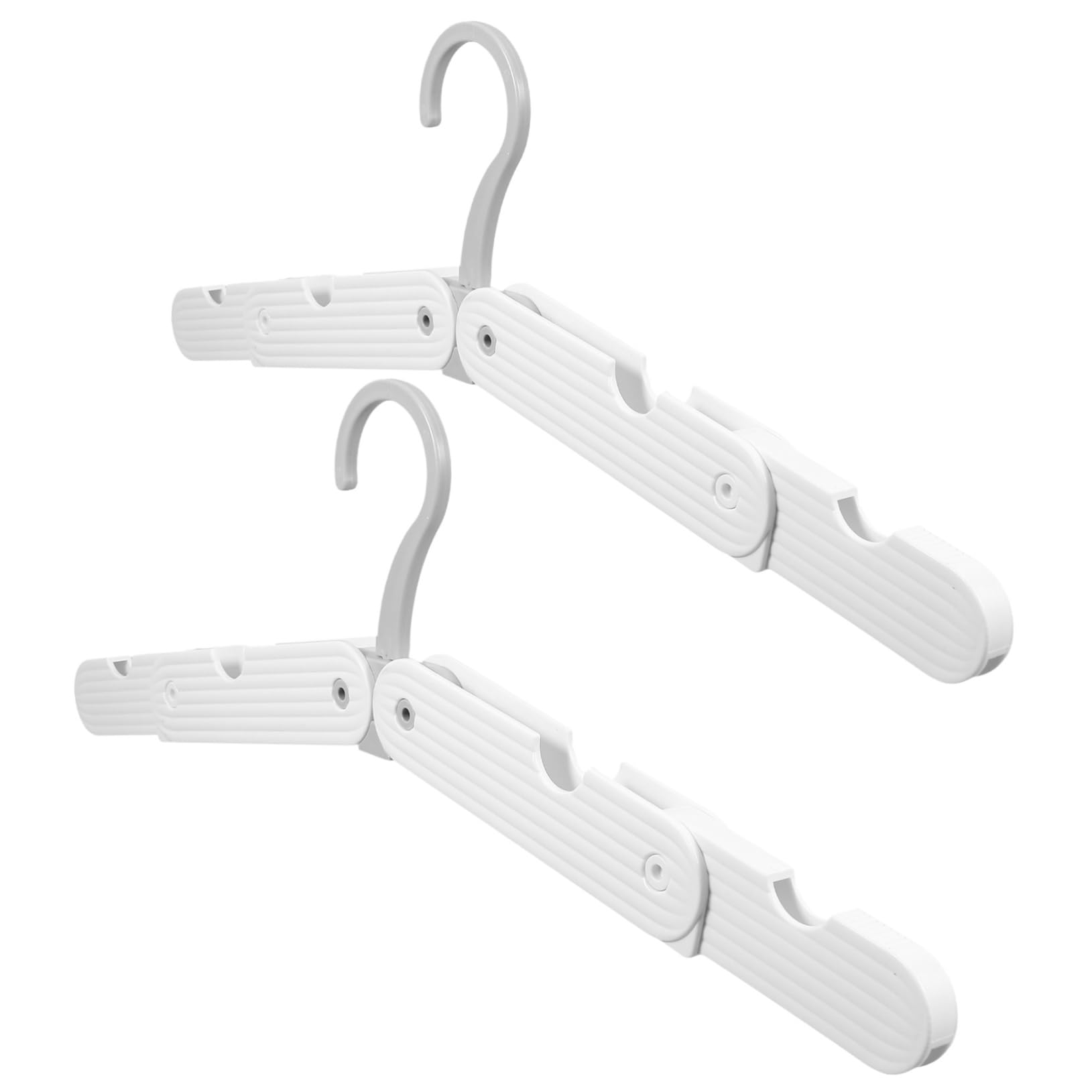 Unomor Elegant Folding Hangers Portable Travel Clothes Organizer Compact Closet Rack