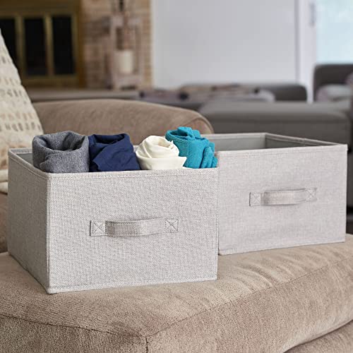 Household Essentials Wide Closet Organizer Drawers 2 Pack, Gray #TOP3