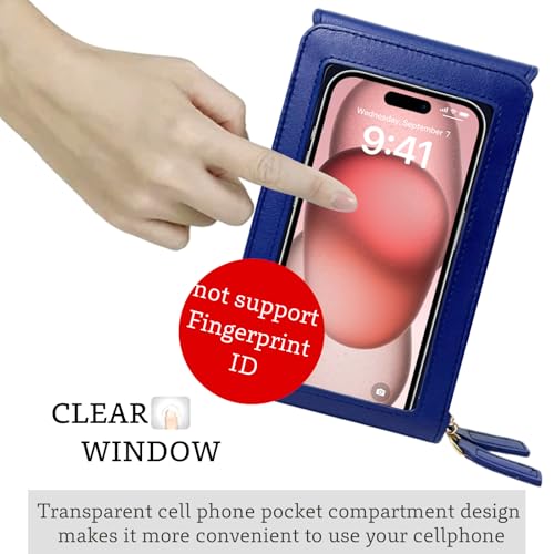 Image of Crossbody for Women, Trendy Small Phone Purse with Secure Card Slots, Lightweight Card wallet