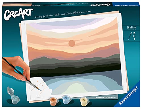 Ravensburger - CreArt Paesaggio stile minimal, Kit...