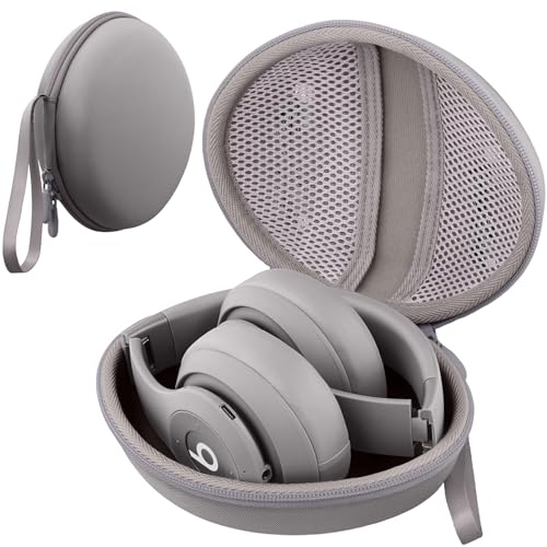 co2CREA Duro Viajar Caja Estuche Funda para Beats Dr. Dre Studio Pro /Studio3 /Solo Pro /Solo4 /Solo3/ Solo2 /Solo Auriculares inalámbricos Bluetooth（Funda Solo）