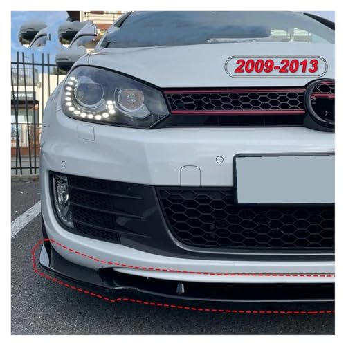 Couvercle diffuseur pare-chocs avant Golf 6 MK6 finition carbone premium - 2