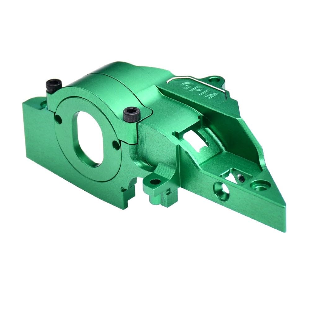 Aluminum 7075 Alloy Adjustable Gear Rotation Quick Release Motor Base for Traxxas 1:16 Mini Maxx 4WD 107154-1 / Mini XRT VXL-3S 108076-1 Monster Truck Upgrades - Green