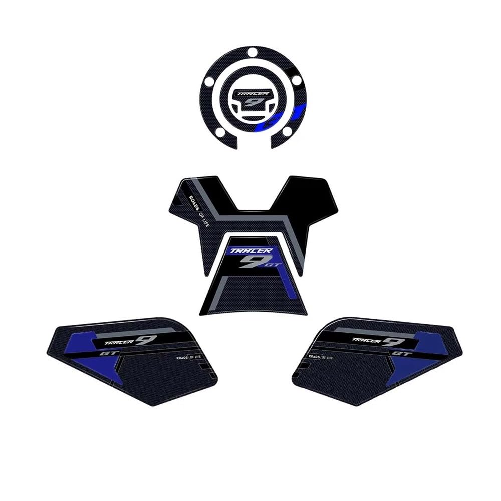 Motorbike Tank Pads Accessories Non-Slip Side Fuel Tank Protection Pad for for Tracer 9GT Motorcycle Sticker Decal Stickers