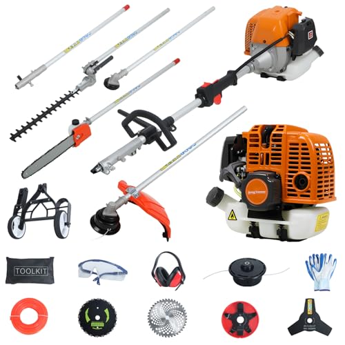 52CC Gas Weed Eater 8-in-1 Multi-Tool Trimmer & Edger