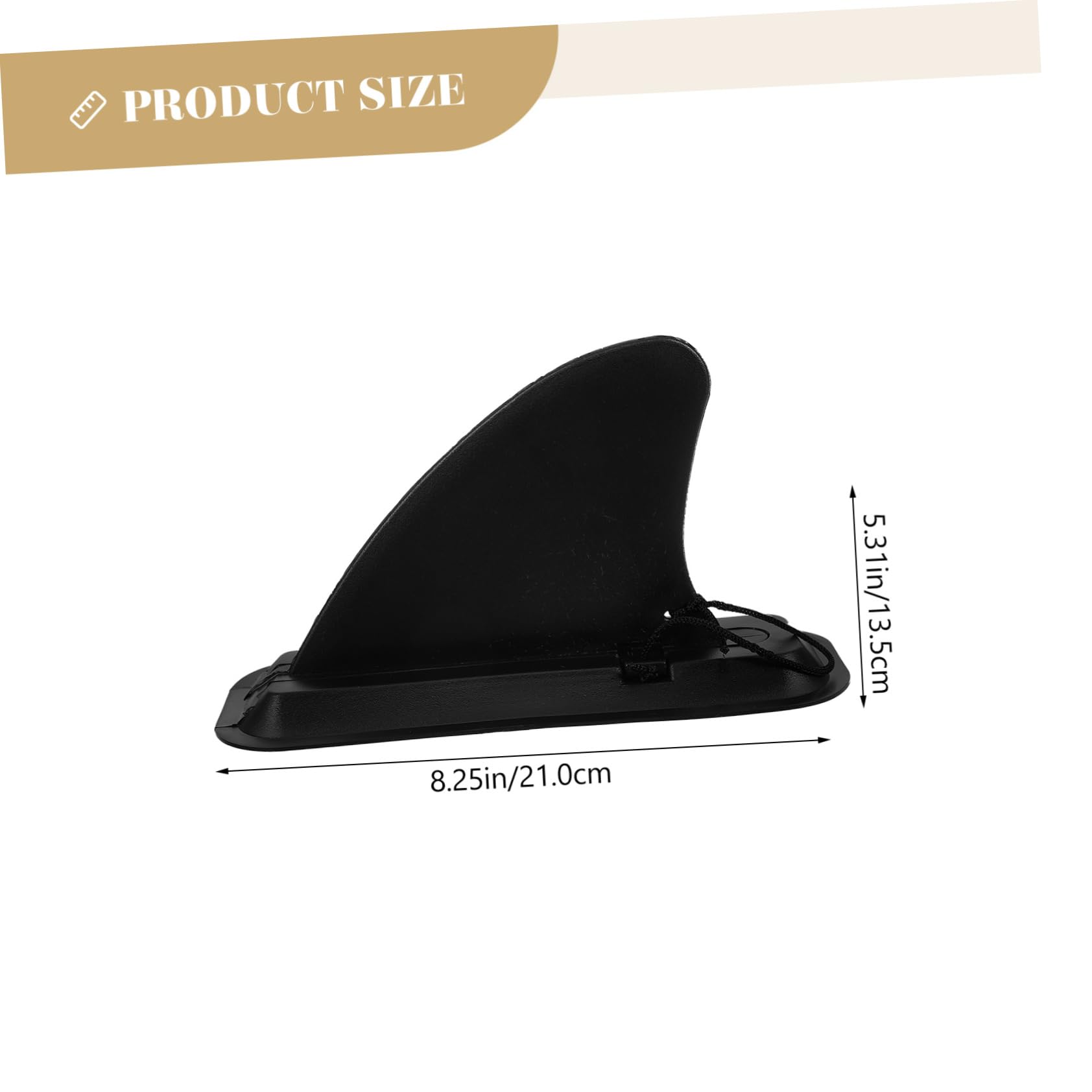 BESTonZON 1 Set Detachable Paddle Fin for Sup Surfboard Stabilizer for Enhanced Balance Easy Installation Compatibility with Inflatable Kayaks Durable Plastic Construction