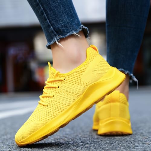 Image of Women's Tennis Running Walking Shoes Slip on Casual Non Slip Athletic Workout Gym Sneakers Fashion Lightweight Breathable Mesh Jogging Work Sports Outdoor Shoe