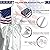 Flag Pole with American Flag - Tangle Free Flag Poles for Outside House with 3x5 Embroidered US Flags,Flagpole Holder Bracket - 5ft Heavy Duty Outdoor Flag Pole Kit for Porch - White