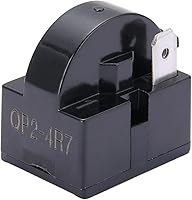 Vista 3 de 1 unidad QP-02-4.7 1Pin 4.7 Ohm Refrigeradores de arranque de relé de arranque de refrigerador con 1 protector de sobrecarga de refrigerador 1/2HP