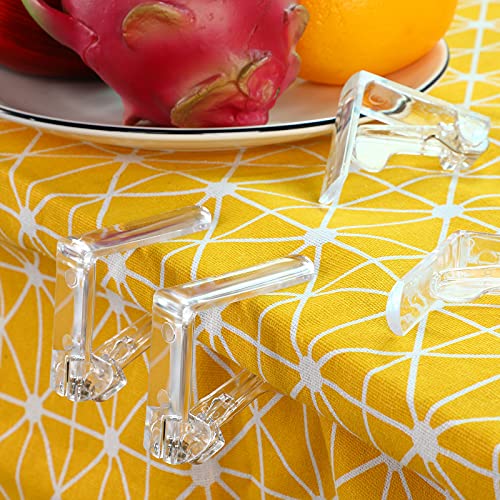 Pinces à nappe de pique-nique transparentes à ressort résistant - 6