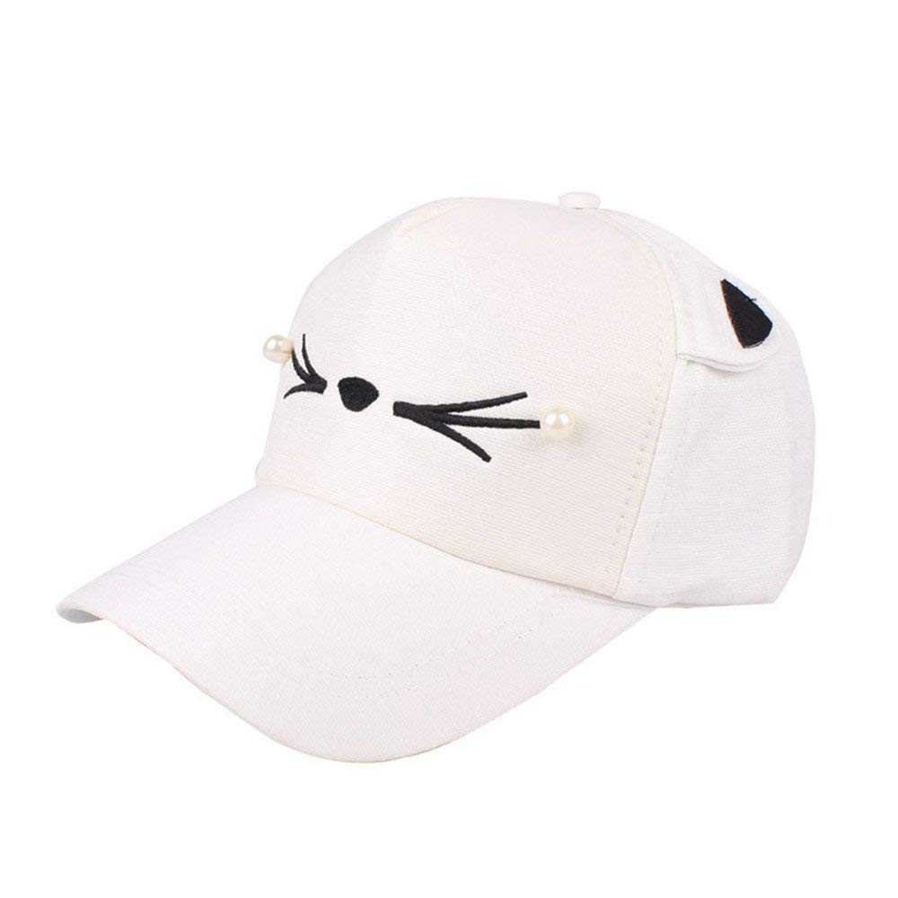 Women Adjustable Cat Ears Cap Baseball Sun Hats Hip Hop Hat