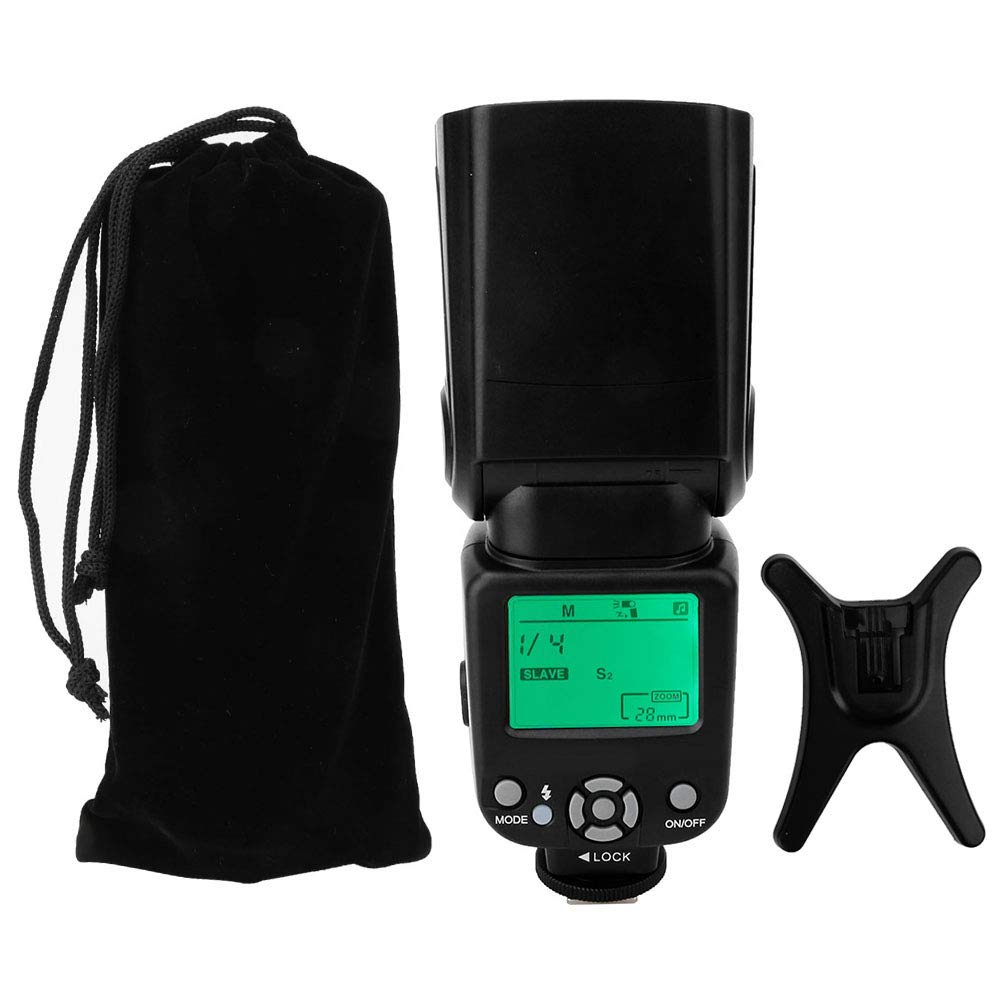 Camera Flash Light, TR - 960II On Camera External Speedlite with Flexible Head, Professional Flash Light for DSLR Camers