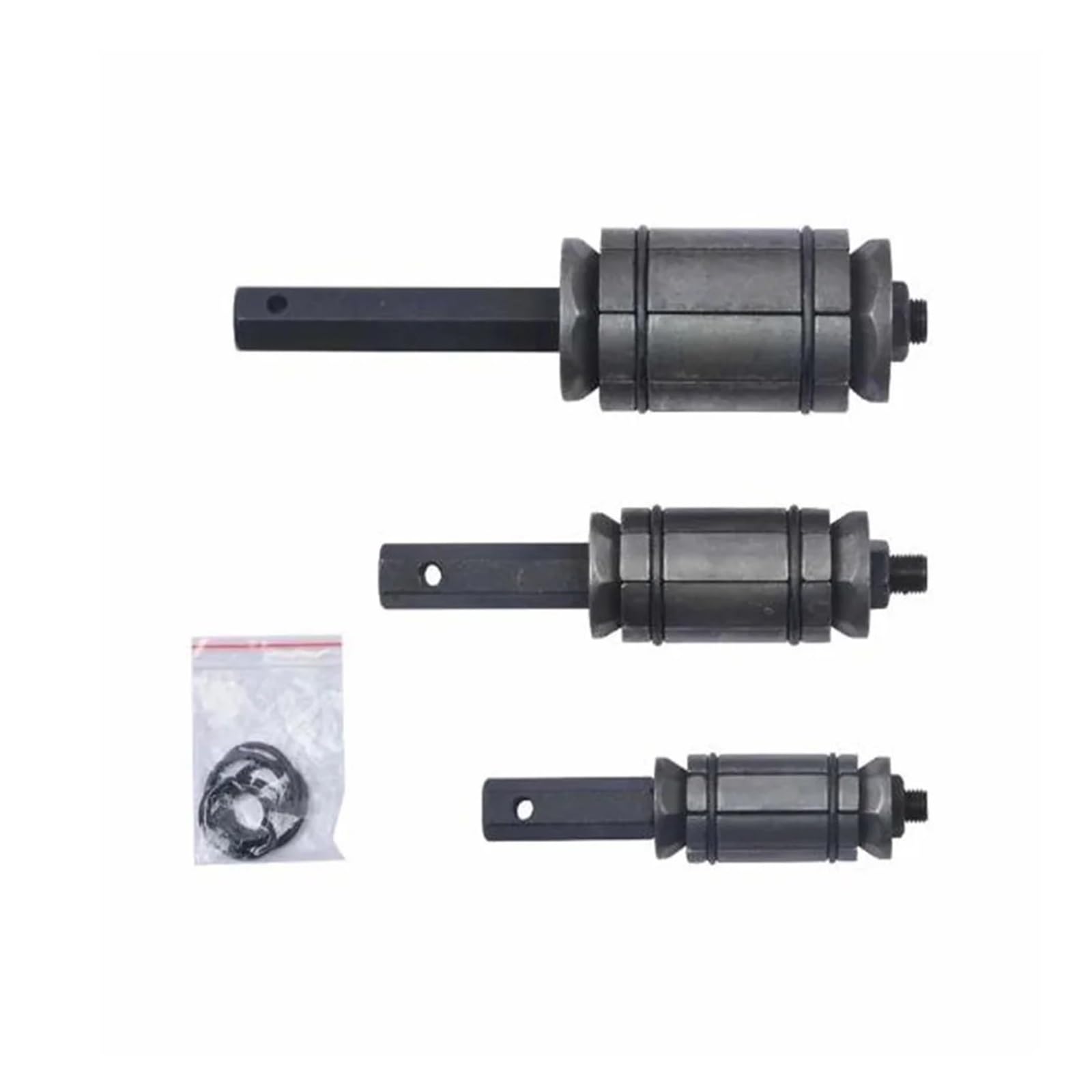 3PCS Exhaust Tail Pipe Muffler Expander Spreader Tool Set Forged 1-1/8
