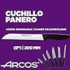 Arcos Juego Cuchillos Cocina Profesionales| Cuchillos Cocina Profesional | 6 pzas | Cuchillos Acero Inoxidable Mango Negro | utensilios de cocina serie Niza | Apto lavavajillas #4