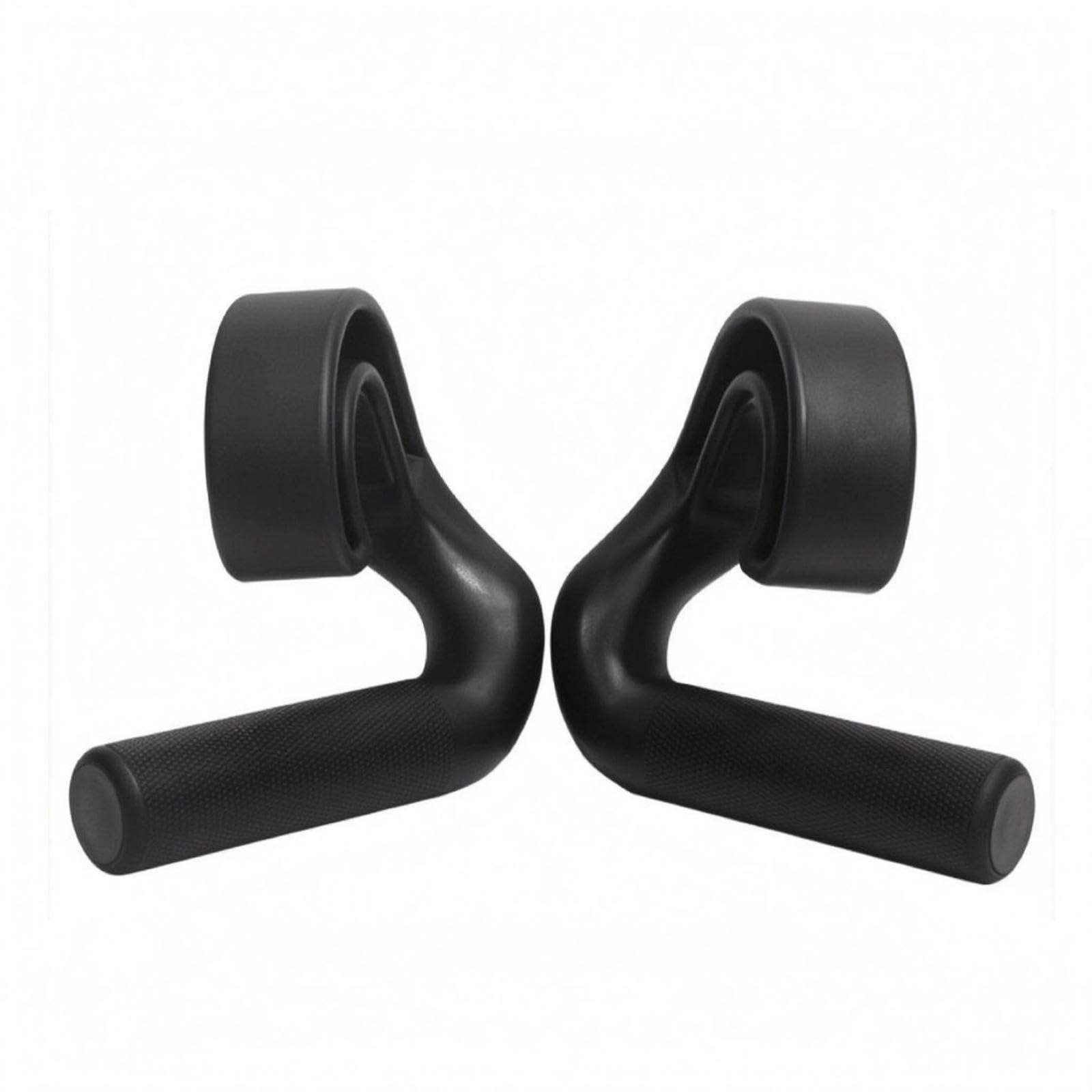 hook-on pull-up handles anti-slip neutral grip pull up handle multi-exercise neutral grip handles 45-degree black pair