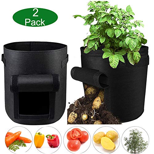 MBIO Potato Grow Bags 7 Gallon Garden Vegetables Planter Bag with Handles