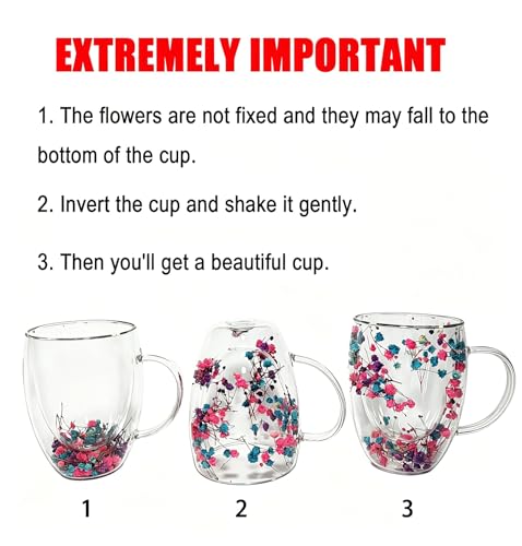 Taza de café de vidrio doble pared 10 onzas NBHUZEHUA miniatura 3