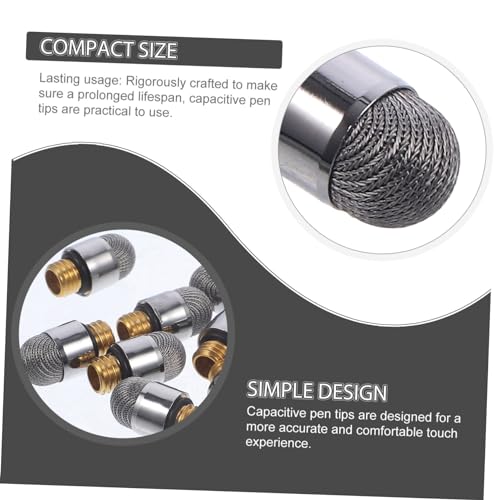 Pointes de stylet capacitives anti-rayures : lot de rechange Scribe 30 pcs - 6